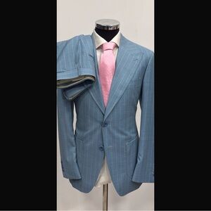 Super 180 Pinstripe Men's Suit